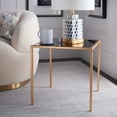 thumbnail image 2 of SAFAVIEH Kiley 18" Classic Top Accent Table, Gold Leaf/Black Glass, 2 of 8