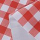 thumbnail image 3 of Checkered Vinyl Round Tablecloth - 60 Inch, 100% Waterproof, Oil and Spill Resistant PVC Tablecloth, Wipeable Tablecloth, Red and White, 3 of 5
