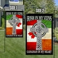 thumbnail image 6 of Irish In My Veins - Canadian In My Heart Flag - Garden Flag (11.5" x 17.5"), 6 of 6