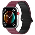 thumbnail image 3 of Rojo Vino Negro Adecuado para Huawei Watch Fit3 Correa Reloj Magnética Dos Colores Correa Reloj Magnética (rojo Vino Negro), 3 of 9