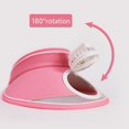 thumbnail image 3 of Sun Visor Hats With Fan-three Speed Usb Rechargeable,sun Protection Sun Cap For Women/men/kid,adjustable Buckle Strap Sun Hat, 3 of 5