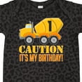 thumbnail image 4 of Inktastic 1st Birthday Construction Truck Cement Mixer Boys or Girls Baby Bodysuit, 4 of 5