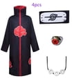 thumbnail image 2 of Disfraz de Naruto Xiao de Anime, capa de organización, anillo para la frente, Collar amargo, disfraz sin ShurikenXXLBXXL zhangyuxiang unisex, 2 of 2