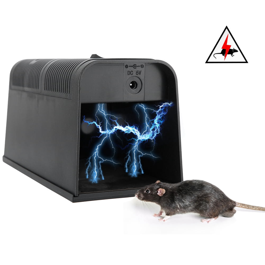 Electric Rat Trap with 2000V Humane Shock Chamber Mouse Killer