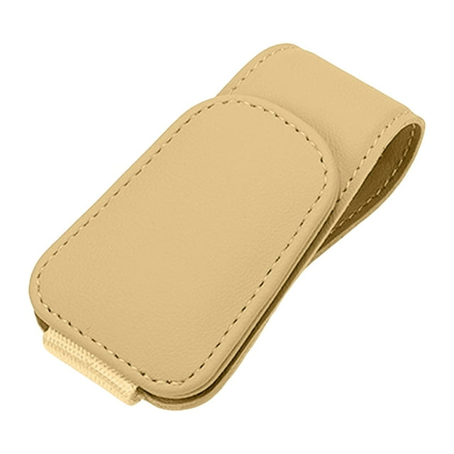 Soporte para gafas de sol para coche. Clip magnético de gamuza para gafas de sol para visera de coche. Clip para gafas para coche.