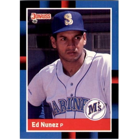 1988 Ed Nunez Donruss Baseball Card #445