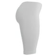 thumbnail image 3 of Gravity Threads Long Biker Shorts For Women - 17" Ladies Legging, White, 3 of 5