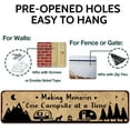 thumbnail image 3 of Funny Making Memories One Campsite at a Time Metal Tin Sign Wall Decor Farmhouse Rustic Camp Signs for Home Garage Men Cave Yard Decor,4" by 16", 3 of 5