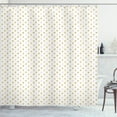 thumbnail image 1 of Ambesonne Pink Hearts Shower Curtain, Even Pattern Hearts, 69"Wx84"L, Pale Earth Yellow Rose, 1 of 3