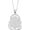 White Gold, variant on 14K Gold over S925 Natural Jade Maitreya Buddha Necklace, Vintage Peace Pendant, Elegant Jade Jewelry Gift for Wife's Serenity
