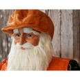 thumbnail image 6 of Fraser Hill Farm 58" Dancing Camo Santa in Orange Vest and Cap with Binoculars, Life-Size Christmas Holiday Home Decorations, 6 of 9