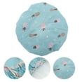 thumbnail image 3 of Unique Bargains 1 Pc Women Pineapple Bath Cap for Bathroom Business Travel Blue, 3 of 4