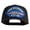 Black, variant on USS Ranger CV 61 Blue Patched Solid Cotton Twill 5 panel Mesh Back Cap - Navy OSFM