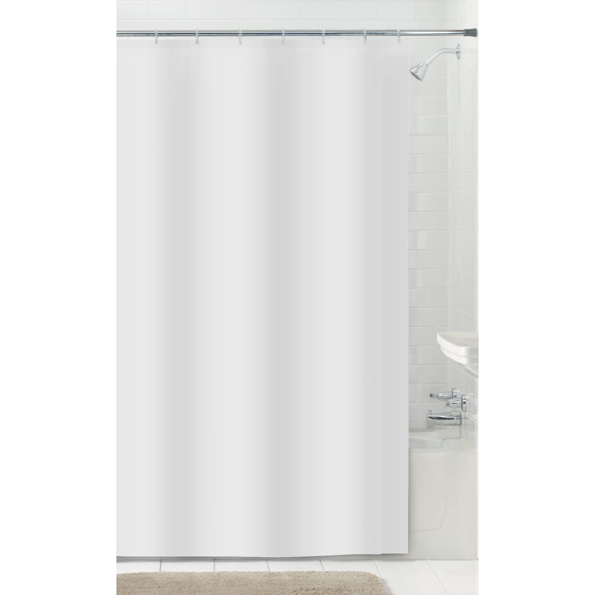 Doublure de rideau de douche en tissu de Mainstays couleurs variées