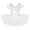 White, variant on vastwit Kids Girls Short Bubble Sleeves Sparkly Round Neck Rhinestone Swan Lake Tutu Dance Dress Pink 5