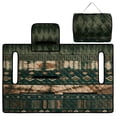 thumbnail image 5 of Whosucclay Green Tie Dye Quilted Golf Cart Seat Covers, 4 Convenient Pockets for Yamaha EZGO 2 Passenger Seat, Reusable 51.18 x 30.3 inches, 5 of 9