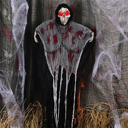 

Mittory Halloween Large Decoration Festival Chamber Hanging Ghost Decor Gauze Pendant