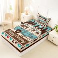 thumbnail image 4 of Erosebridal Happy Camping Twin Sheet Sets 3pcs for Kids Teens,Adventure Theme Bedding for Boys Girls,Lightweight Room Decor, 4 of 5