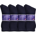 thumbnail image 6 of 12 Pairs of SOCKS'NBULK Men's Value Pack of Ring Spun Cotton Crew Diabetic, Nephropathy Socks, 6 of 6
