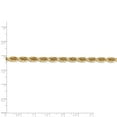 thumbnail image 5 of Real 14kt Yellow Gold 5.0mm Diamond Cut Quadruple Rope Chain; 30 inch; Lobster Clasp; for Adults and Teens; for Women and Men, 5 of 5