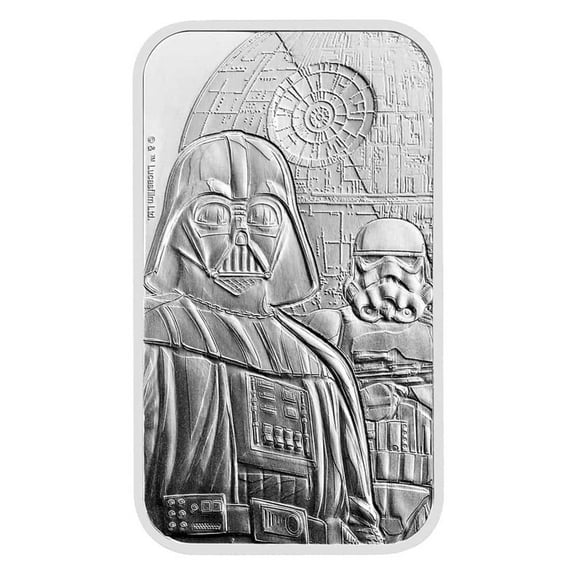 1 oz Royal Mint Star Wars Dark Side Silver Bar .9999 Fine (Sealed)
