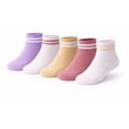 thumbnail image 1 of Calceta George para Niña, Tipo Quarter Diseño Rayas Multicolor 5 Pares Talla 7 a 9 años, 1 of 3