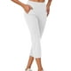thumbnail image 1 of Pantalones de yoga para mujer, leggings acampanados de cintura alta con bolsillos, poliéster y spandex elásticos en 4 direcciones, para entrenamiento y ropa informal, 1 of 6