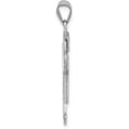 thumbnail image 2 of Avariah 14k White Gold Medium Boy w/Hat on Right Engravable Charm - 30mm, 2 of 6