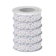 thumbnail image 2 of 5 Rolls Christmas Ribbon 1.5 inch Wide Decorative Ribbon for Gift Wrapping and Holiday Decorations Watercolor Seashells, 2 of 7
