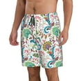 thumbnail image 2 of Naloa Fairy Flower Men's Beach Shorts, Surfing shorts, Swim trunks, Quick Dry Swim Trunks for Surfing Beach Fun - 3X-Large, 2 of 9