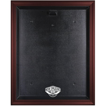 New Orleans Pelicans Mahogany Finished Logo Jersey Display Case