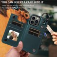 thumbnail image 2 of iPhone 13 PRO MAX Case ,Card Slots Leather Wrist Strap Phone Cover for iPhone 13 PRO MAX, 2 of 5