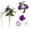 D, variant on LiUMX Artificial Morning Glory Silk Flowers, Realistic Faux Floral Stems for Wedding Home Outdoor Décor, Durable & Easy to Arrange Photo Props