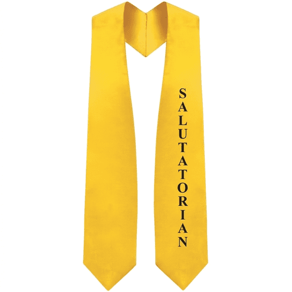 Salutatorian Honor Graduation Stole, Assorted Colors