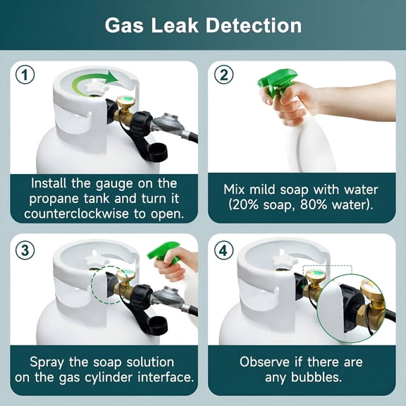 HIBIBUD Propane Refill Adapter for 1 Lb. Tanks,Easy to Use,Solid Brass Small Propane Tanks,Propane Bottle Refill Adapter,Black