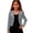 1-Light Gray258, variant on WOYY Toddler Girls Shiny Formal Party Blazer Glitter Dressy Cardigan Suit Jacket, Sizes 4-14