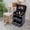 Black, variant on 3 Tiers Rolling Makeup Train Case Cosmetic Trolley Travel Storage Organizer Box Black