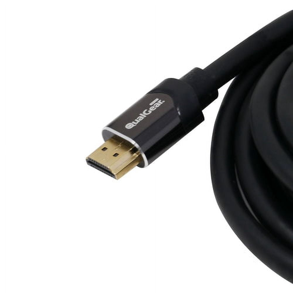 QualGear Ultra High-Speed 8K HDMI Cable - 10 Feet, Black (QG-CBL-HD21-10FT)