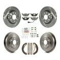 thumbnail image 1 of Transit Auto Front Rear Disc Brake Rotors Semi-Metallic Pads and Drum Kit (7Pc) for Car 2011-2012 Volkswagen Jetta rear brakes with 280mm Diameter Rotor K8S-102402, 1 of 11