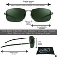thumbnail image 2 of proSPORT Polarized Bifocal Sunglass Reader Aviator Anti-Glare Grey Men Women, 2 of 6