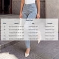 thumbnail image 3 of Karymi Jeans for Women Mid Rise Straight Leg, Pearls Embellished Denim Ankle Pants with Pockets, 3 of 9