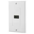 thumbnail image 2 of Outlet Extender,  Wall Plate, White For Home Theater DVD, 2 of 8