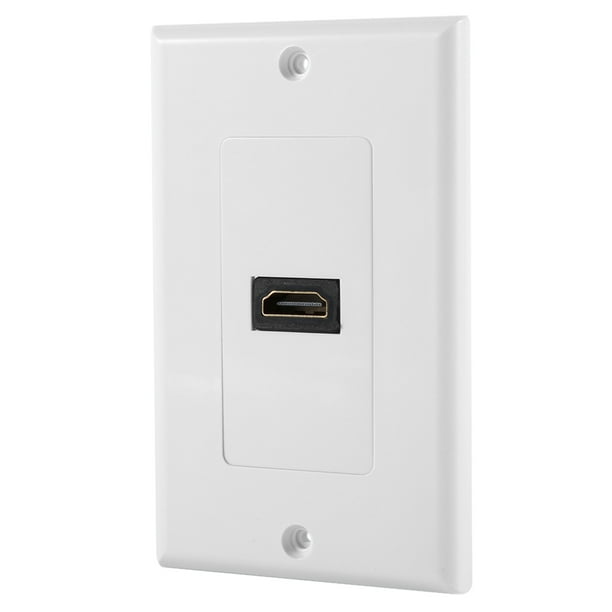 Placa de pared con conector hdmi sale