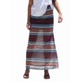 thumbnail image 3 of Women's Mesh Polka Dots Skirts Elastic Waist Semi See Through Skirt for Streetwear Black & White XL, 3 of 9
