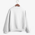 thumbnail image 5 of CEHVOM Femmes Mode Décontractée Imprimé Col Rond Ample Manches Longues Hauts Courts Blouse Chandails Sans Capuche Liquidation, 5 of 5