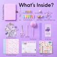 thumbnail image 2 of Kit de diario Happy LolLime Purple DIY para niñas de 8 a 14 años, 2 of 8