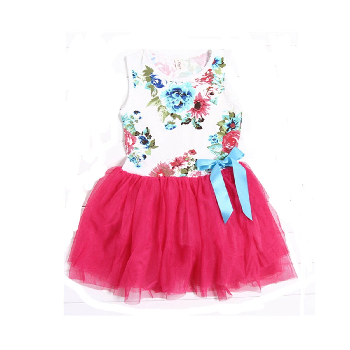Toddler Kids Baby Girls Backless Skirt Dress Elegant Princess Dresses Summer 1-5 Years 