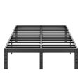 thumbnail image 1 of COMASACH Queen Bed Frame Heavy Duty,14" High Black Metal Platform Bed Frame,Sturdy Steel Frame,Support up to 3500lbs,No Box Spring Needed,Noise-Free,Easy Assembly, 1 of 4
