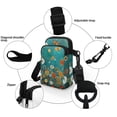 thumbnail image 5 of HELLHERO Floral and Butterfly Patterns 4.33x1.97x7.09 Crossbody Sling Bag Polyester for Unisex, 5 of 7