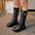 thumbnail image 1 of Bottes pour Enfants, Bottes Simples, Sangles Taille Haute, Bottes à Fermetures Éclair Latérales, 1 of 5